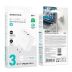 СЗУ-USB BOROFONE BN11 PD+QC3.0 100W/3A (1 Usb/2Type-C)+ кабель Type-C-Type-C White