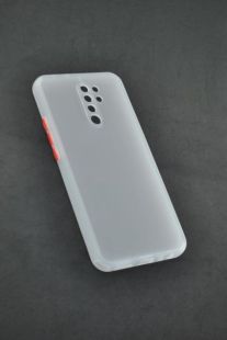 Чохол Xiaomi Redmi 9 Silicon Gingle Matte White / Red