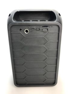 Портативная колонка ESS-105 (USB+SD+Bluetooth+FM+адаптер от сети+1-динамик) Black