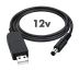 Кабель для зарядки планшетів/роутерів (USB, 5.5mm, 5-12V, 1м)