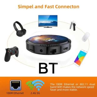 Smart TV HK1 RBOX -W2T IR control 4/32GB (AmlogicS905W2,ARM® Cortex™ A35 MP2 GPU,Android 11)