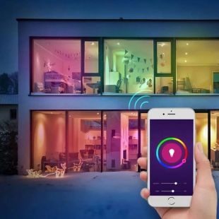 Розумна лампочка Q7 (9W, E27, app control, Timing, Remote Control)