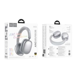 Bluetooth-гарнітура HOCO W63 (Bluetooth 5.3) Silver