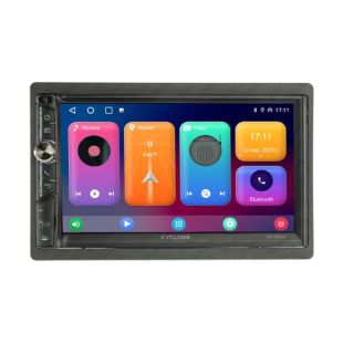 Автомагнітола CYCLONE MP-7086A v3 (Bluetooth, USB, SD, дисплей 7*, 2DIN, +пульт, mp5, 12 міс гарант)
