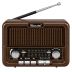 Радіоприймач Golon RX-7070BT (Bluetooth, USB, microSD) Brown
