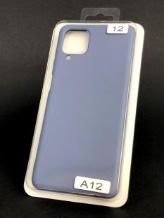 Чехол Samsung A12/A125 Silicon Original FULL №12 Charcoal grey (4you) "Акционная цена"
