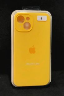 Чохол iPhone 13 Silicon Case original FULL Camera №4 yellow (4you) 