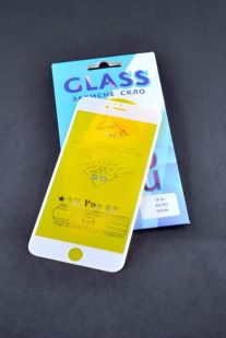 Защитное стекло iPhone 6 3D/6D White 4you