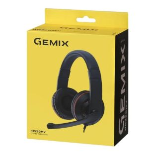 Навушники Gemix HP-220MV (мікрофон, монітори) Black 