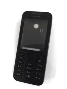 Корпус Nokia 222 AAA черный полный