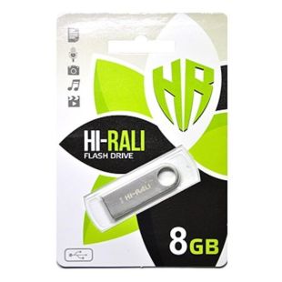 Usb 8Gb Hi-Rali Shuttle series Silver