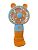 Вентилятор ручной HK59-19 (подставка для телефона, 3 режима, Type-C) Blue/Orange