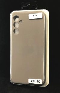 Чохол Samsung A34(5G) Silicon Original FULL №11 Dark olive (4you)