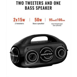 Портативна колонка HOPESTAR A50 80W Black