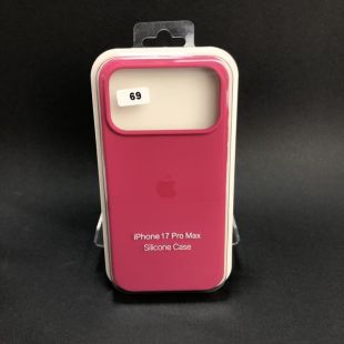 Чехол iPhone 17ProMax/18ProMax Silicon Case original FULL №69 raspberry (4you)