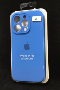 Чехол iPhone 14Pro Silicon Case original FULL Camera №3 iris (4you)
