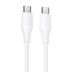 Cable Type-C/Type-C HOCO X124 60W 1m (круглый) White