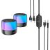 Портативна колонка 2 in 1 BOROFONE BP12 LED (Bluetooth 5.2) Black
