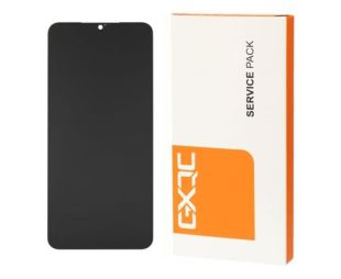 LCD Samsung A04/A045 (2022) із чорним тачскрином (ШЛЕЙФ ПОДВІЙНИЙ) Service Pack (M) 