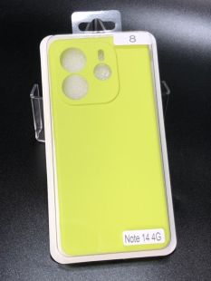 Чохол Xiaomi Redmi Note 14(4G) 163mm Global Version Silicon Original FULL №8 Yellow (4you)