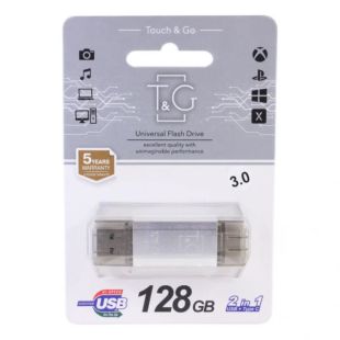 Usb 128Gb T&G 009 Star series (Type C 3.0) Silver