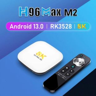 Smart TV H96 Max M2 2/16GB (Android 13,RK3528, 2.4/5G,V5.1)