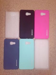 Чохол Samsung A7 / A710 (2016) Silicon Goospery 0,3 мм бірюза "Акційна ціна"