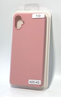 Чехол Samsung A05(4G) Silicon Original FULL №10 Pink (4you)